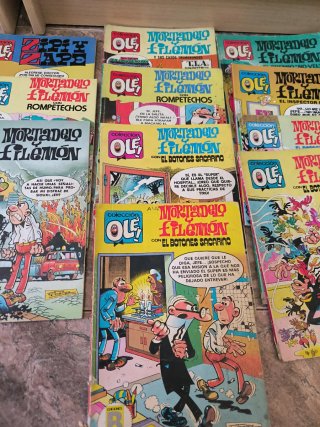 Colección Mortadelo y Filemón años 80 principios90