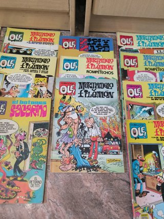 Colección Mortadelo y Filemón años 80 principios90