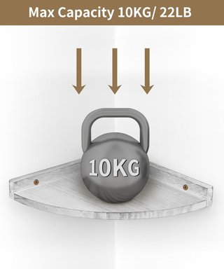 Estantería Esquinera Madera Maciza (3 uds)