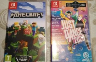Minecraft e Just Dance 2020 Nintendo Switch