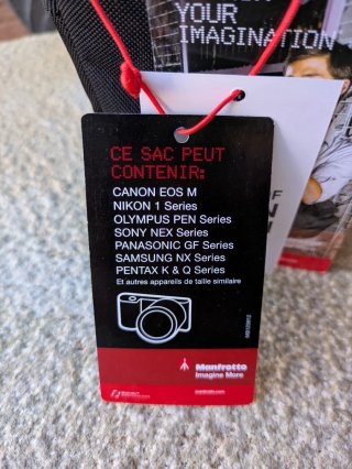 Funda cámara réflex Manfrotto a estrenar