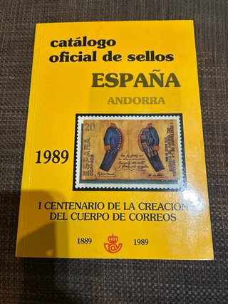 Catálogo Sellos España Andorra 1989