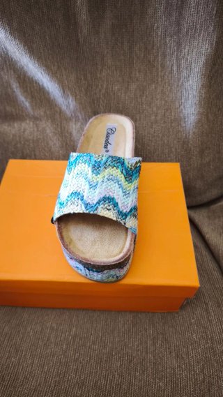 Sandalias plataforma Giaodear multicolor