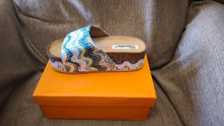 Sandalias plataforma Giaodear multicolor