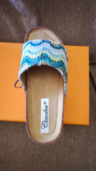 Sandalias plataforma Giaodear multicolor