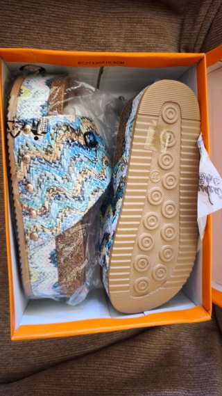 Sandalias plataforma Giaodear multicolor