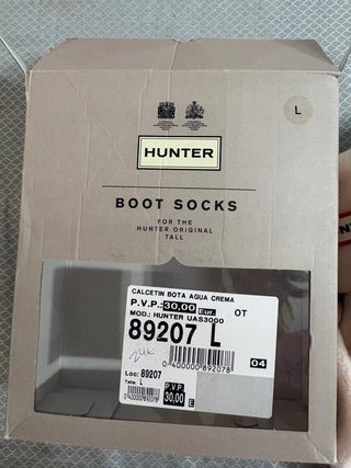 Calcetines Hunter Beige Talla Única