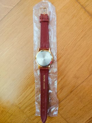 Reloj Real Madrid Años 90 - Correa Marrón y Dorado