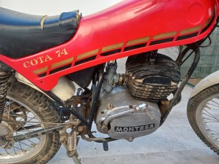 Montesa Cota 74, con matrícula para rehabilitar