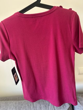 Camiseta Karl Lagerfeld Rosa Flores Talla S
