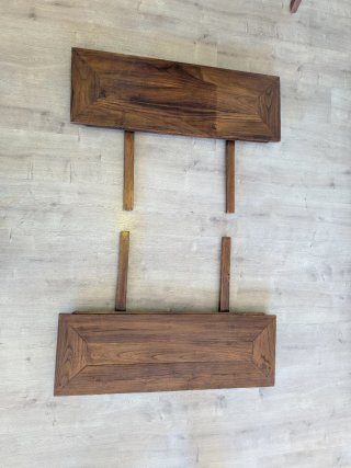 Mesa comedor madera teca 140x90 cm