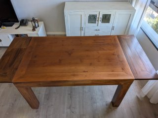 Mesa comedor madera teca 140x90 cm