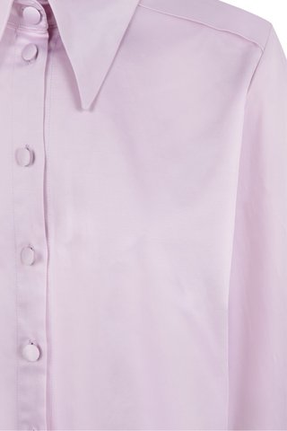 Camisa de algodón rosa