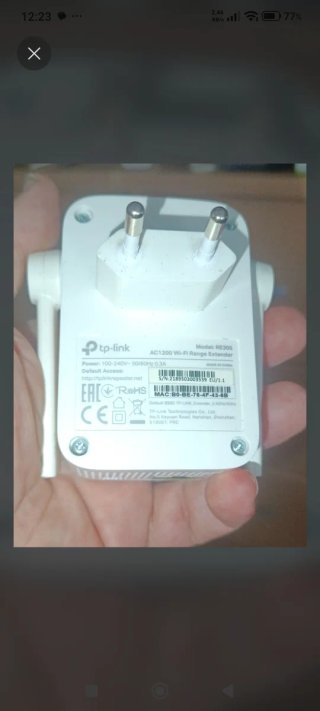 Repetidor Wi-Fi TP-Link RE305 AC1200