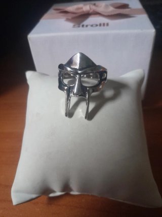 Anello MF Doom Argento