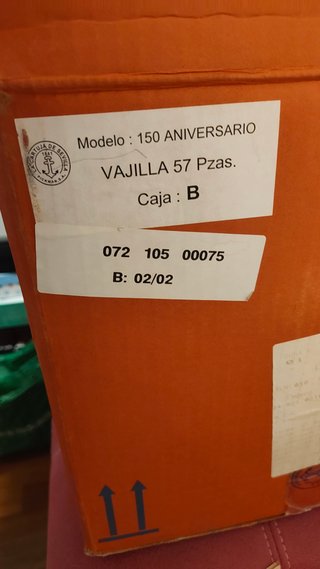 Vajilla La Cartuja de Sevilla Azul y Blanco