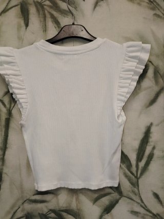 Camiseta Zara Blanca Talla S