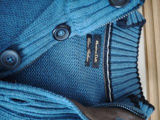 Massimo Dutti Jersey Azul Talla M