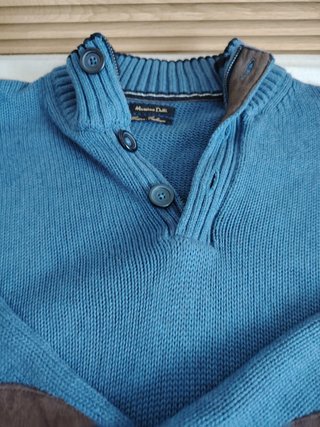 Massimo Dutti Jersey Azul Talla M