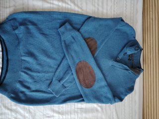 Massimo Dutti Jersey Azul Talla M