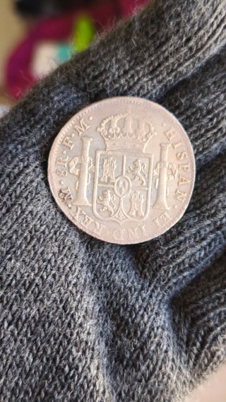 especatcular 8 Reales Carlos IIII 1797 México