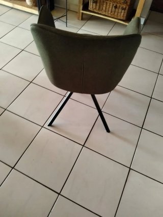 Sillas de comedor verde