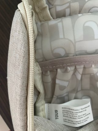 Neceser Tous Beige-Gris 20x20x8