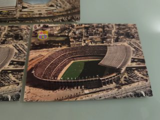Postales Camp Nou Barcelona Años 60