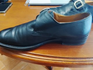 Zapatos Monk Strap Piel Negro Angel Infantes