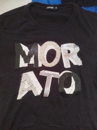 Camiseta Antonio Morato XL Negra Lentejuelas