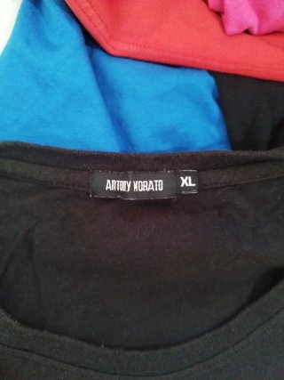 Camiseta Antonio Morato XL Negra Lentejuelas