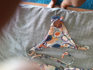Bikini estampado T-S poco uso