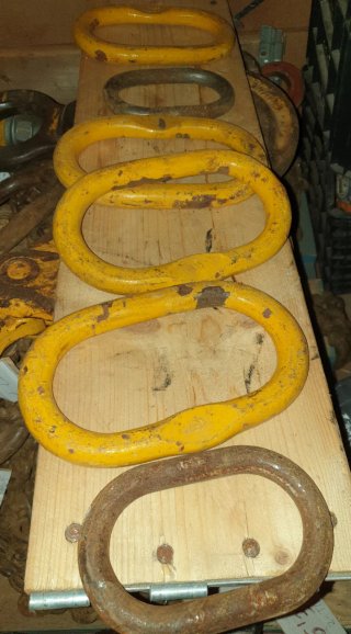 6 Anillas para cadenas de trabajo