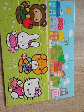 2 Puzzles Hello Kitty Educa