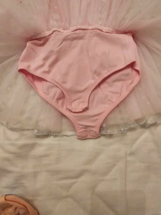 Traje de bailarina con calzado talla 130 de 5-8 añ