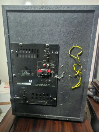Bafle JVC Negro Vintage