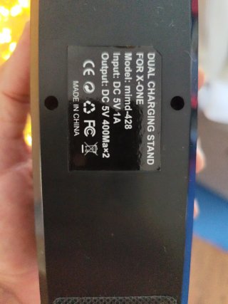 Cargador baterías mando Xbox