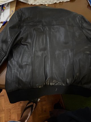 Cazadora Piel Zara Talla M