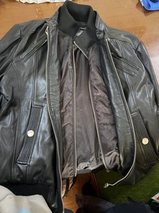 Cazadora Piel Zara Talla M