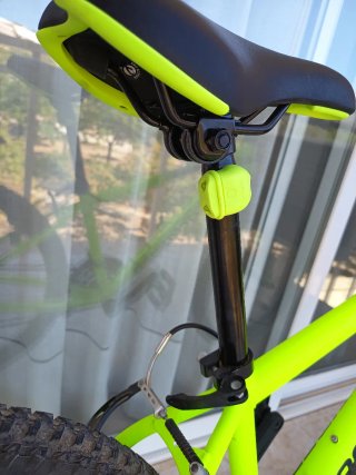 Bicicleta Rockrider ST500 Limón