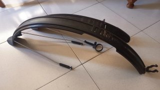 Portabultos y guardabarros bicicleta