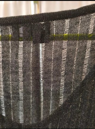 Vestido corto negro efecto traslúcido, ibicenco