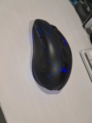 Ratón Gaming Rii Negro y con LEDS