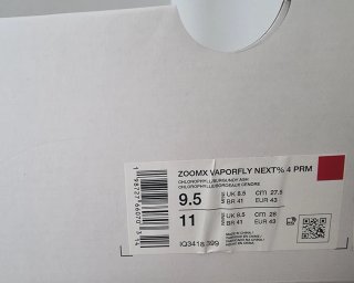Nike ZoomX Vaporfly Next %4 PRM T43