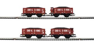SET 2 VAGONES TIPO X RENFE H0 ELECTROTREN