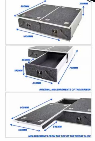 Cajonera reforzada acero galvanizado.
