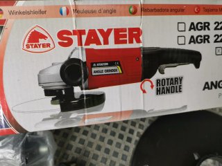 Amoladora angular 230 mm Stayer de 2600w