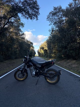 Rieju Tango 125cc Scrambler Negra y Dorada