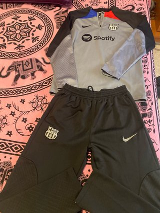 Chándal Nike Niño Gris y Negro