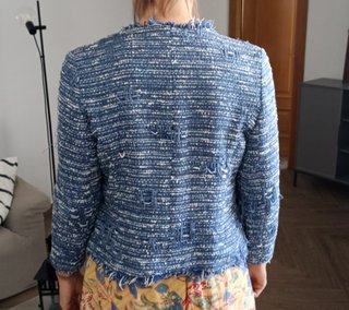 Americana Sandro Talla 40 Azul